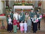 Königsfamilie 2005 mit Schützenkönig Armin Leipold